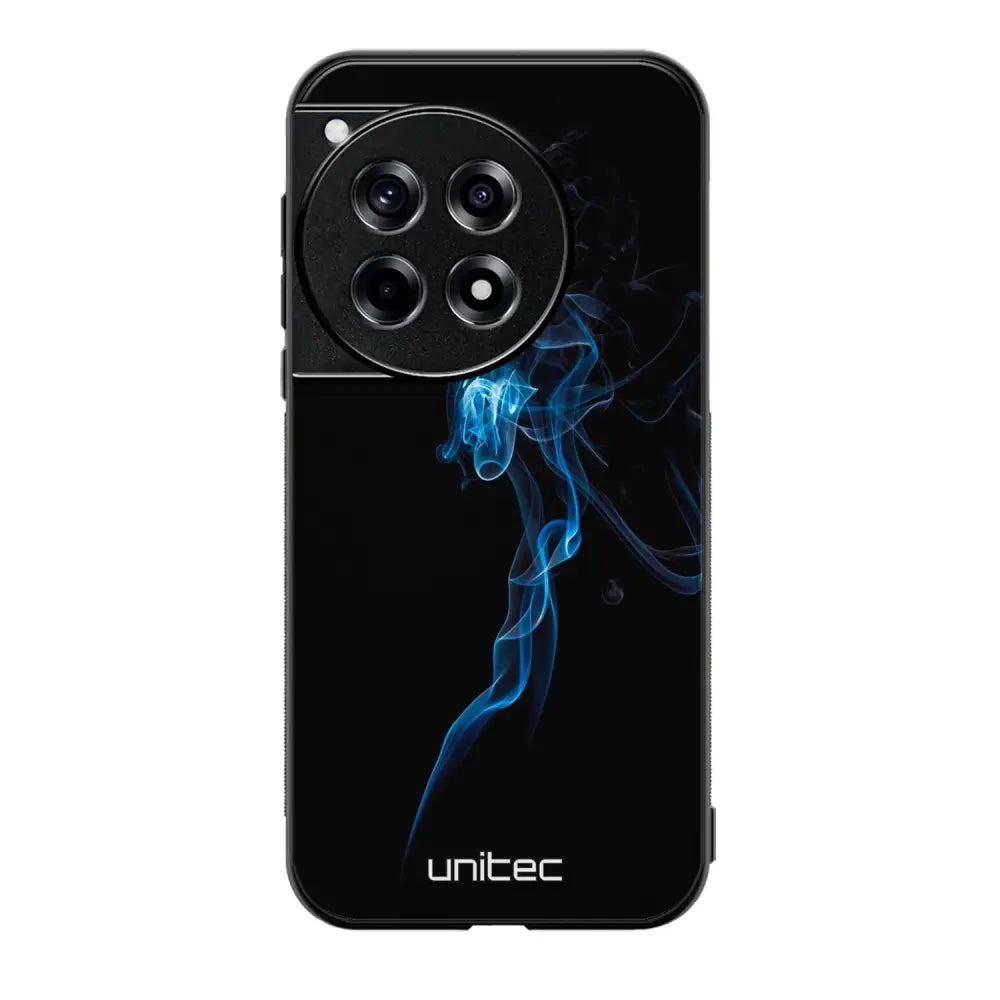 OnePlus 12R suojakuoret - Blue Smoke On Black - Ei