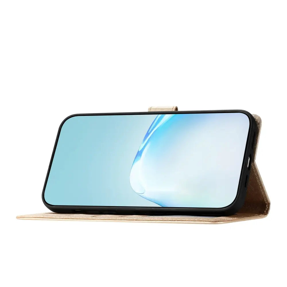 OnePlus 13 Lompakko Suojakotelo - Kulta