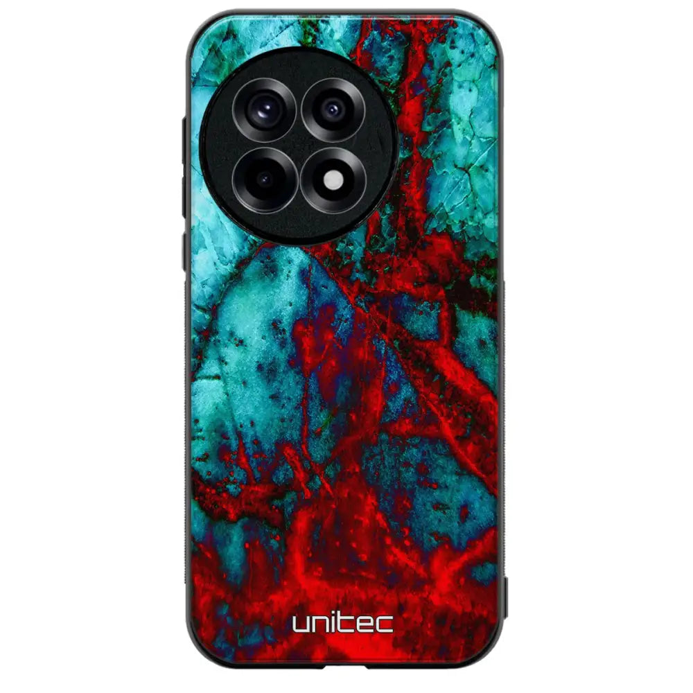 OnePlus 13R marmori suojakuoret Blue Red Marble Ei