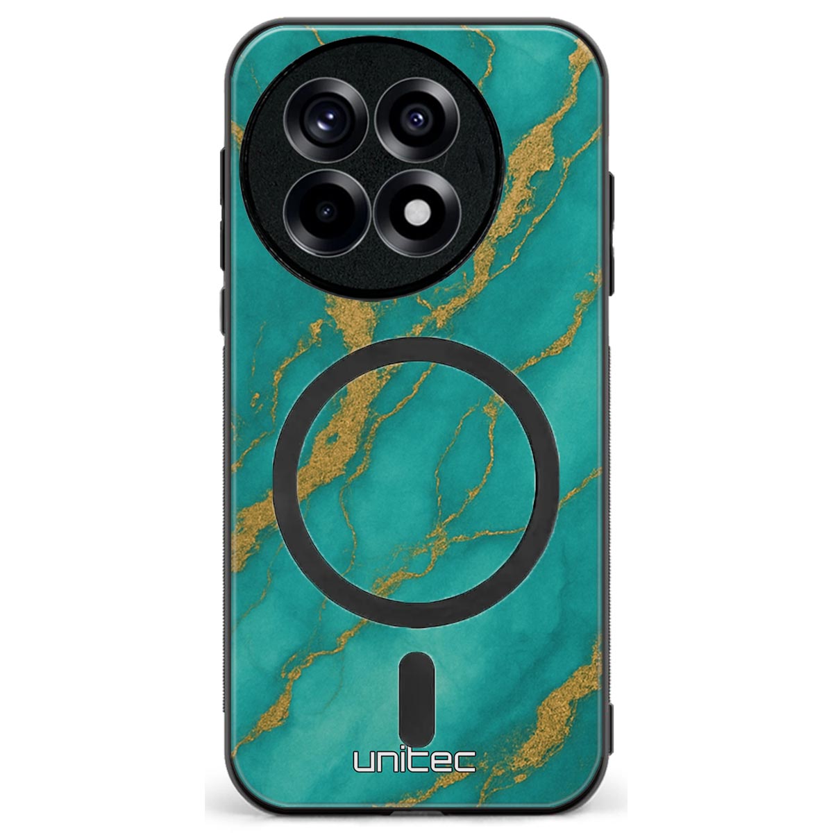 OnePlus 13R Suojakuoret Marmori – Turquoise Gold
