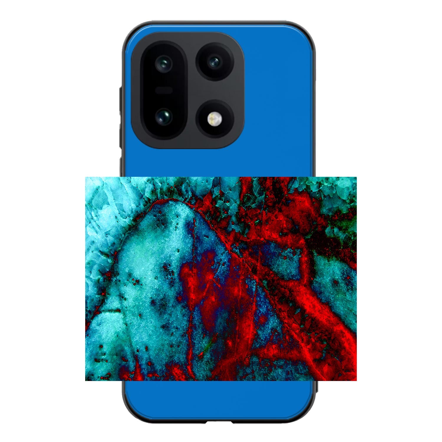 OnePlus 15 marmori suojakuoret - Blue Red Marble