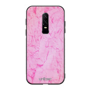 OnePlus 6 marmori suojakuoret - Light Pink Marble - Ei