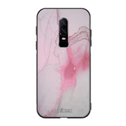 OnePlus 6 marmori suojakuoret - Pink Pok Rie - Ei