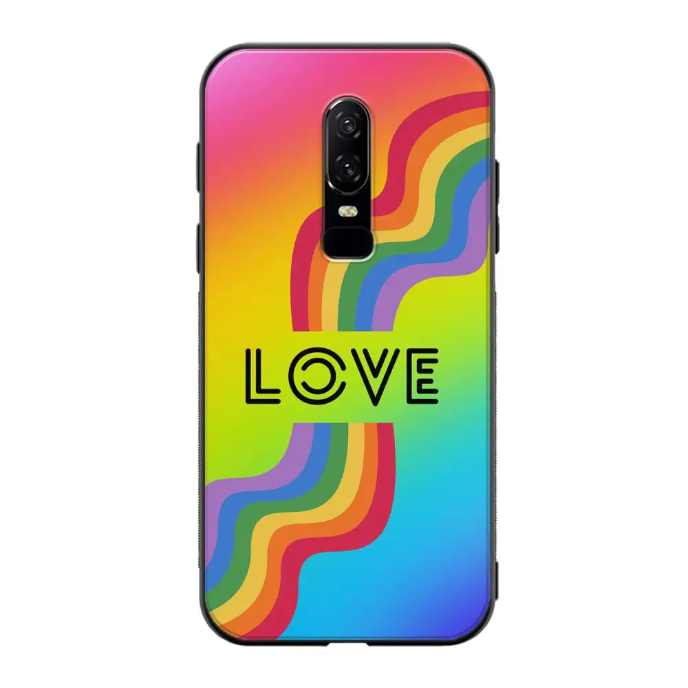 OnePlus 6 pride suojakuoret - Love - Ei
