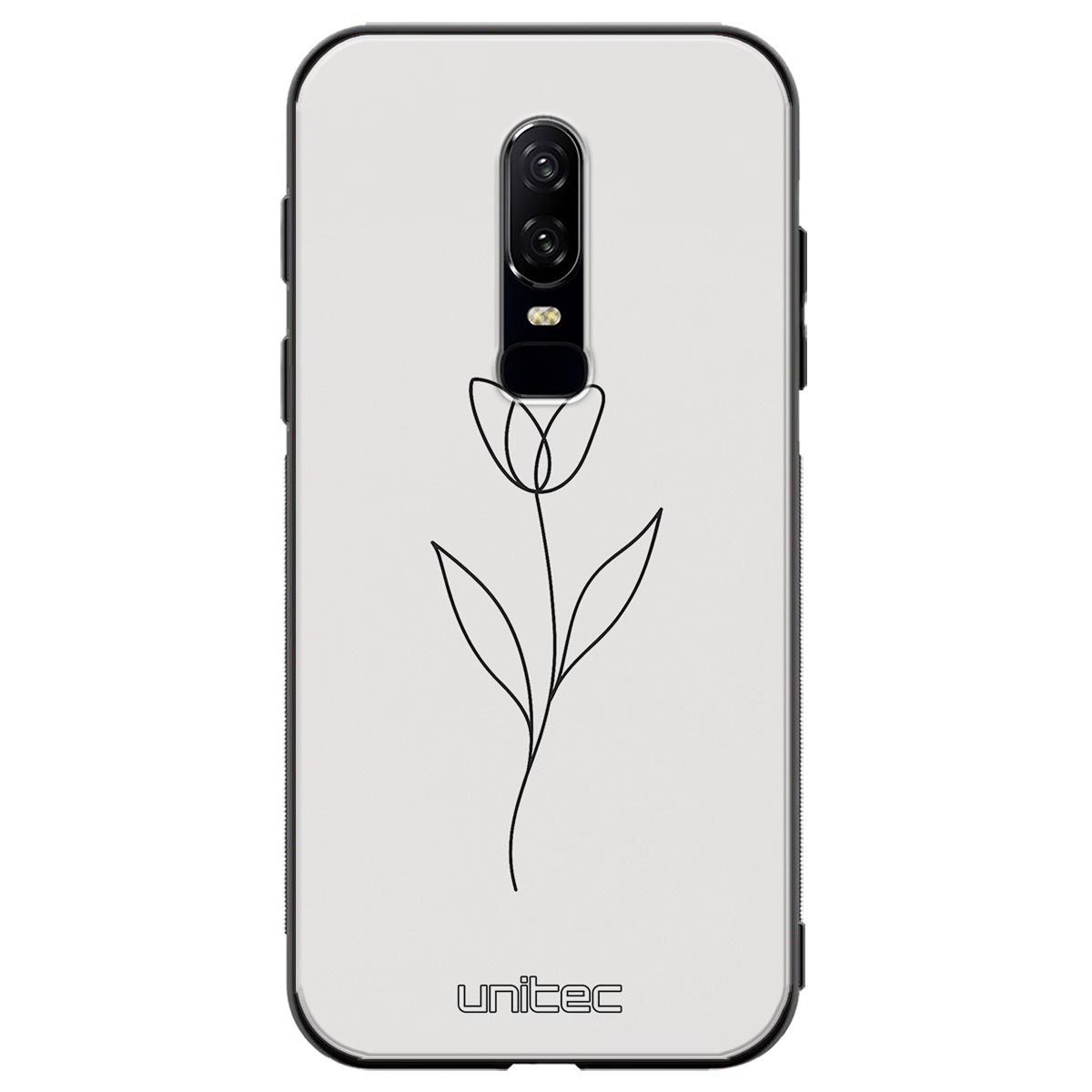 OnePlus 6 Suojakuoret Minimalistic – Elegant Tulip