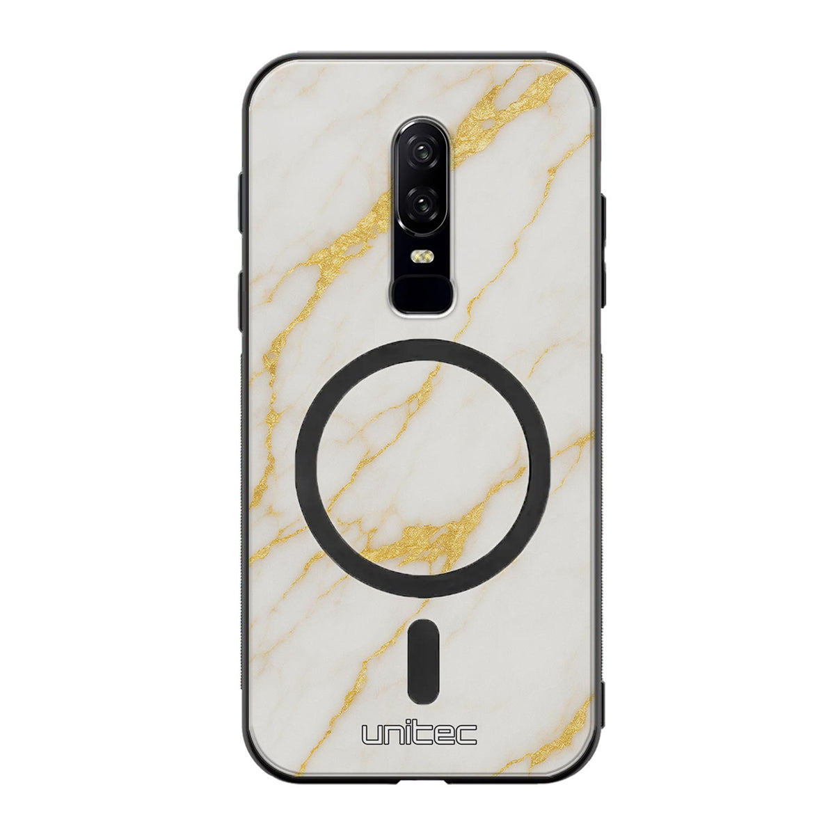 OnePlus 6 Suojakuoret Marmori – White Luxe