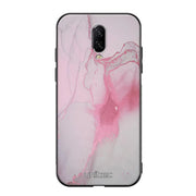 OnePlus 6T marmori suojakuoret - Pink Pok Rie - Ei