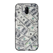 OnePlus 6T seteli suojakuoret - Dollarit - Ei