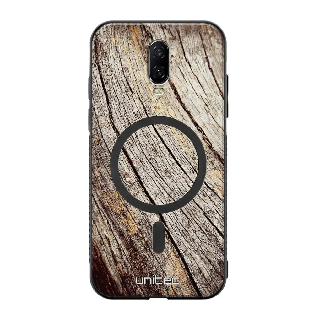 OnePlus 6T suojakuoret - Wooden Stump