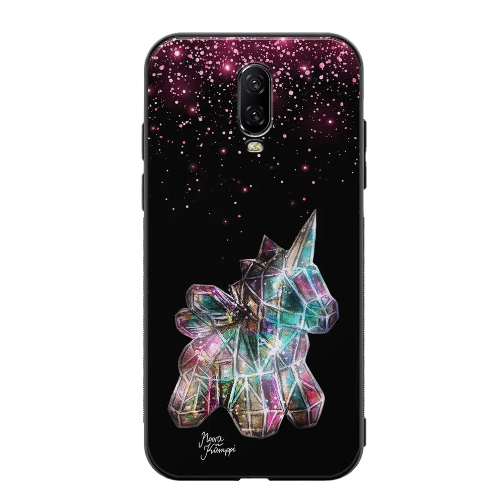 OnePlus 6T unicorn suojakuoret - Pinkki - Noora Kämppi - Ei