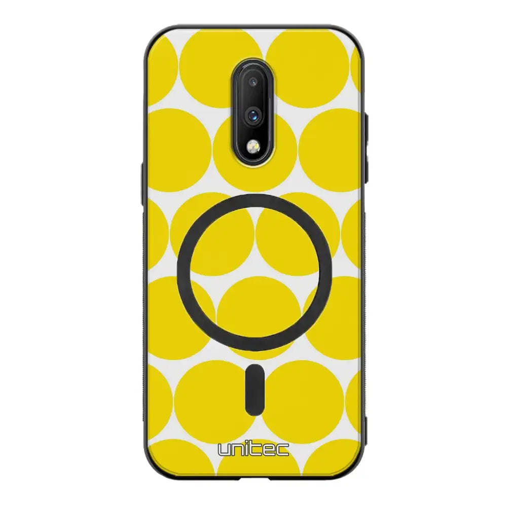 OnePlus 7 pallo suojakuoret - Keltainen Pallo