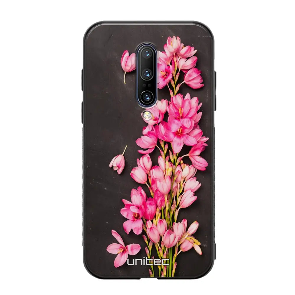 OnePlus 7 Pro kukka suojakuoret - Pink Flowers - Ei
