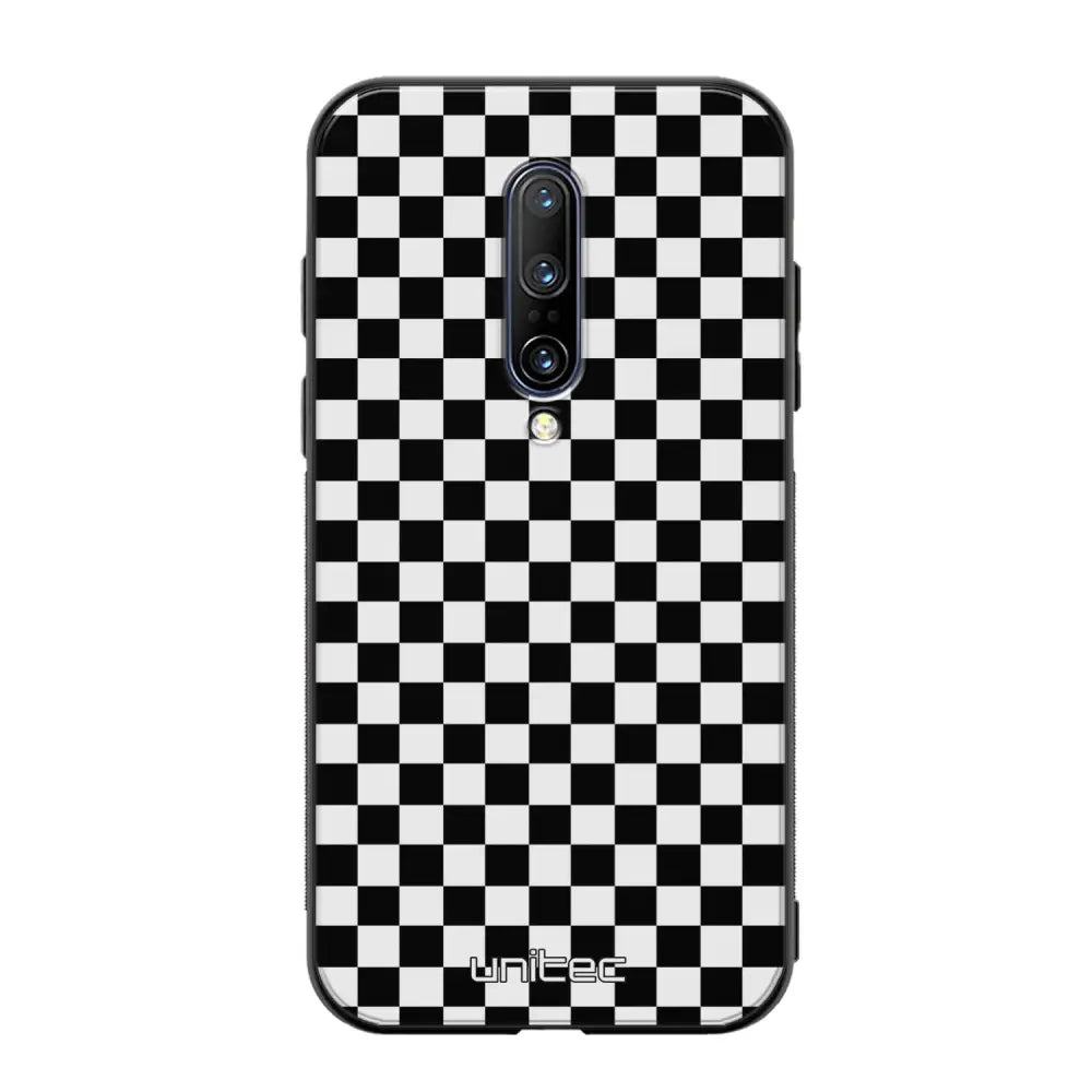 OnePlus 7 Pro suojakuoret - Black And White - Ei