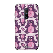 OnePlus 7 Pro suojakuoret - Purple Teddy Bear - Ei