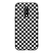 OnePlus 7 suojakuoret - Black And White - Ei