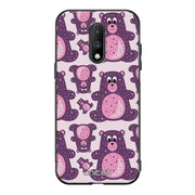 OnePlus 7 suojakuoret - Purple Teddy Bear - Ei