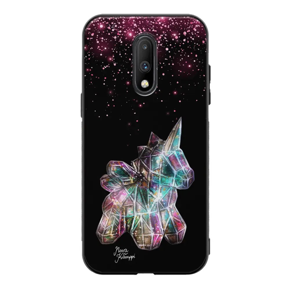 OnePlus 7 unicorn suojakuoret - Pinkki - Noora Kämppi - Ei