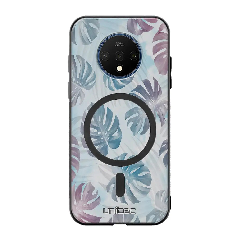OnePlus 7T kukka suojakuoret - Monstera Texture