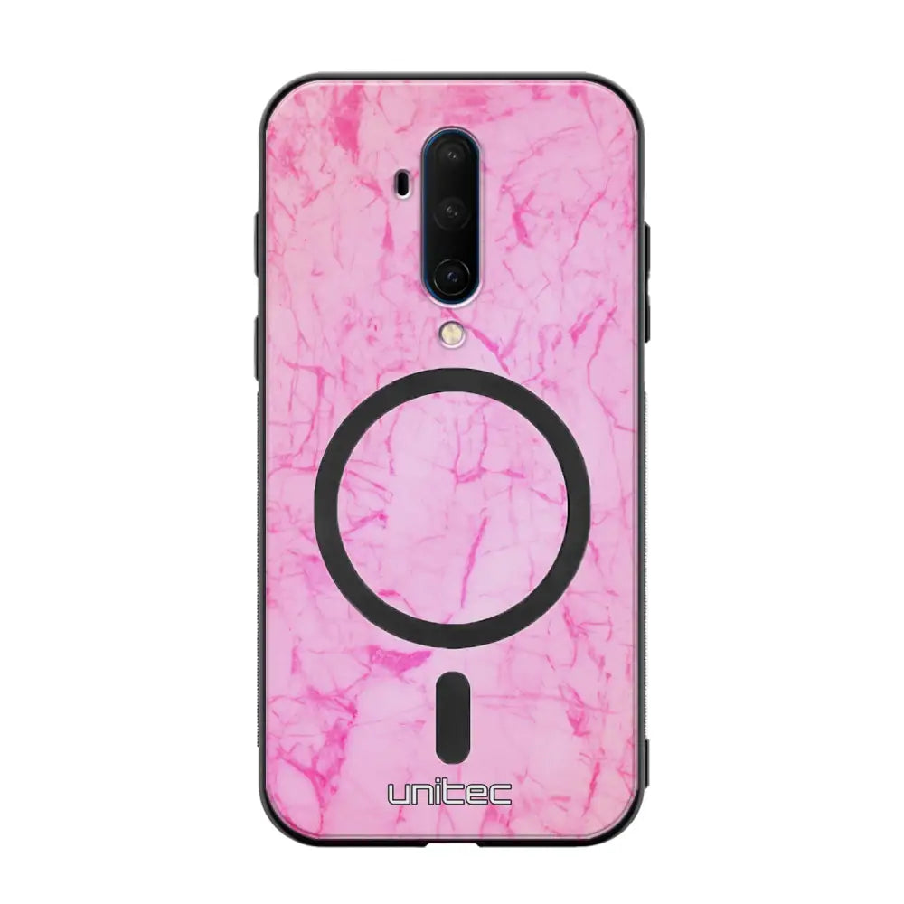OnePlus 7T Pro marmori suojakuoret - Light Pink Marble