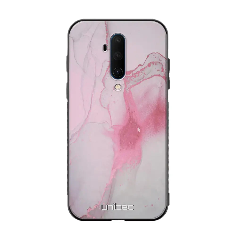 OnePlus 7T Pro marmori suojakuoret - Pink Pok Rie - Ei