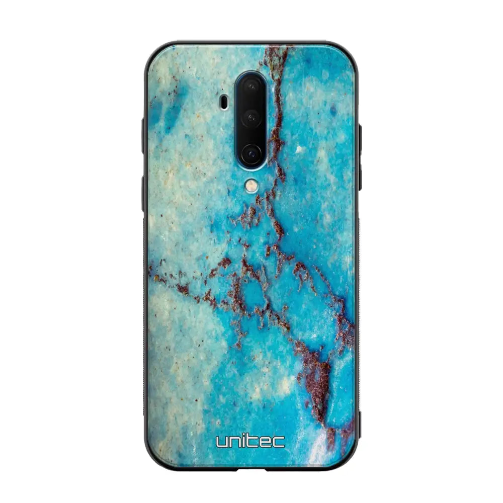 OnePlus 7T Pro marmori suojakuoret - Turquoise Marble - Ei