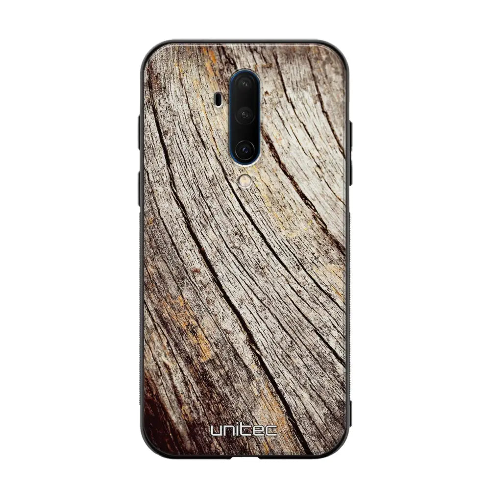 OnePlus 7T Pro suojakuoret - Wooden Stump - Ei