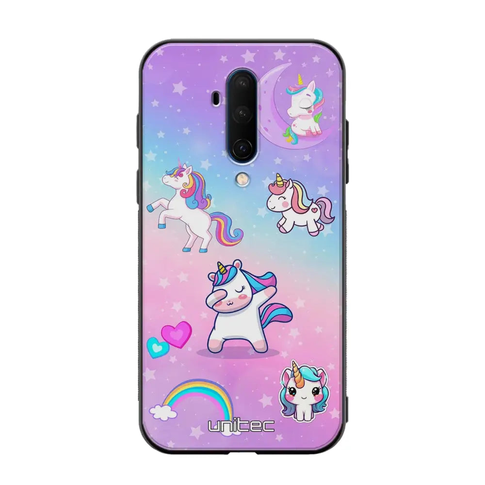OnePlus 7T Pro suojakuoret - Yksisarvinen - Ei
