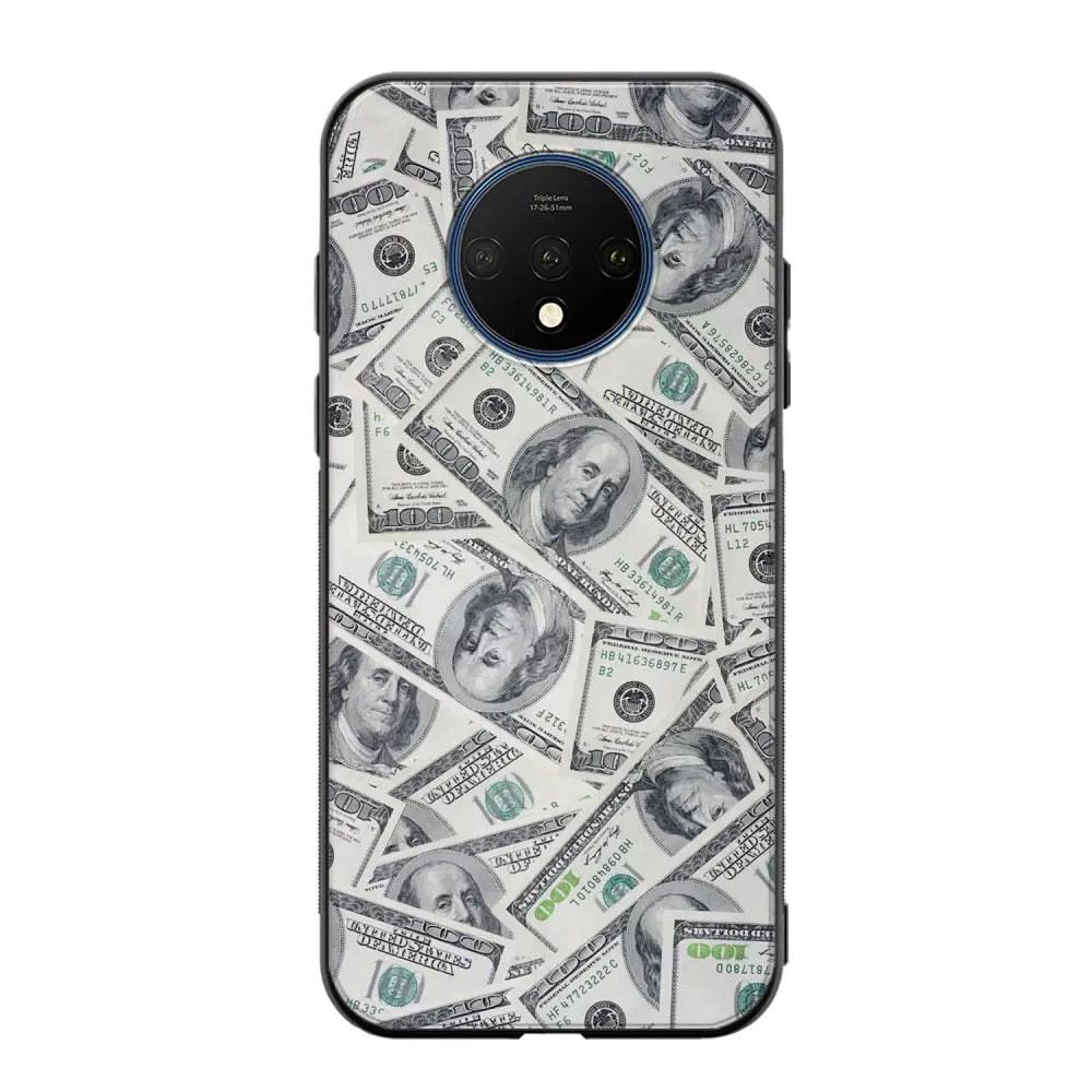 OnePlus 7T seteli suojakuoret - Dollarit - Ei