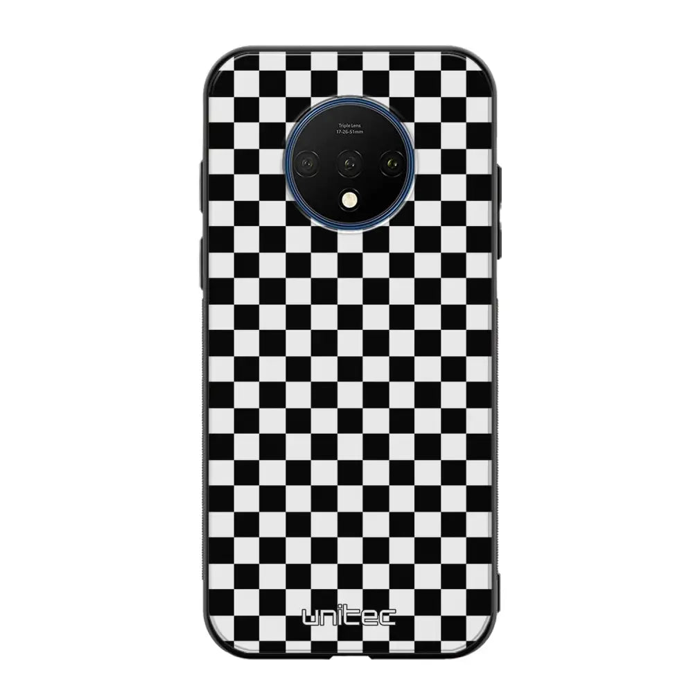 OnePlus 7T suojakuoret - Black And White - Ei