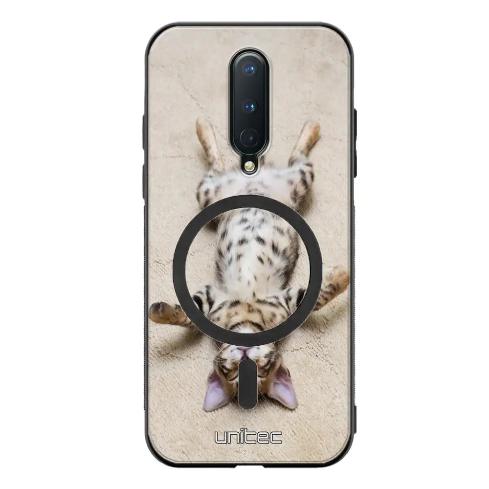 OnePlus 8 kissa suojakuoret - Relaxing Cat