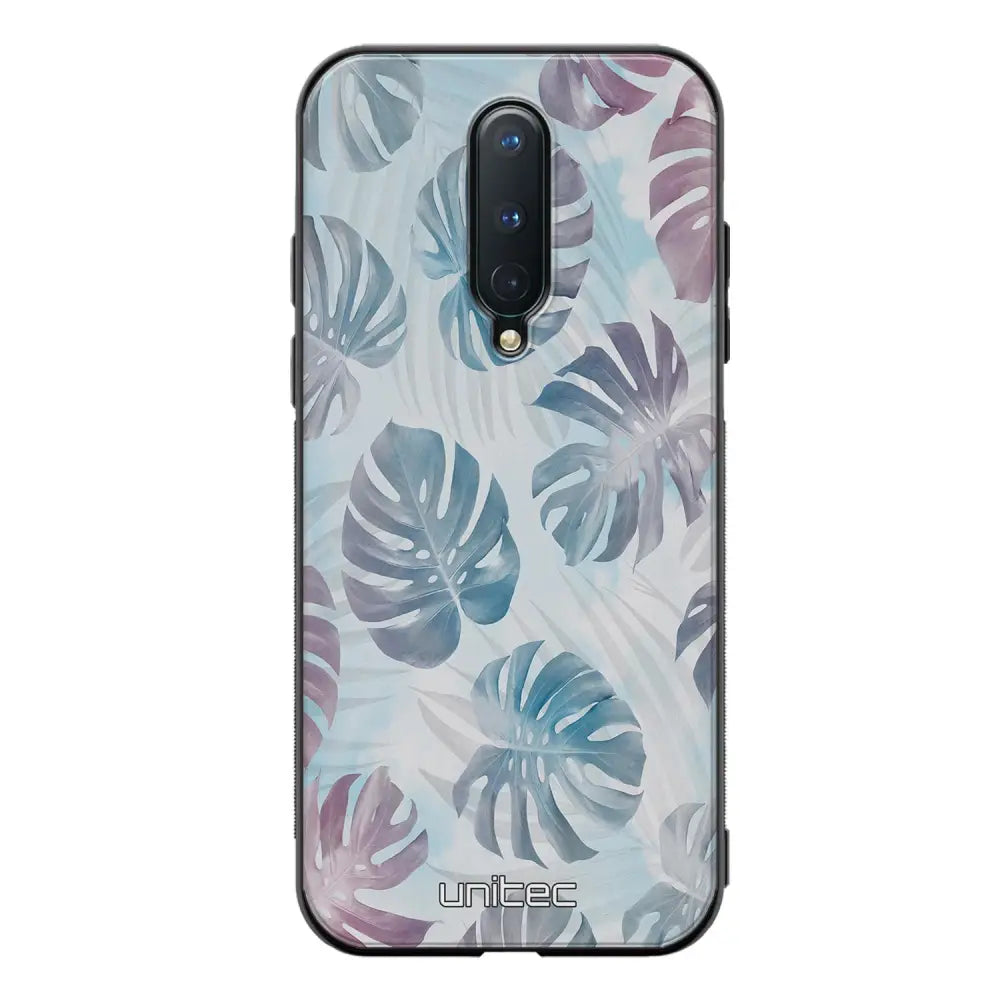 OnePlus 8 kukka suojakuoret - Monstera Texture - Ei