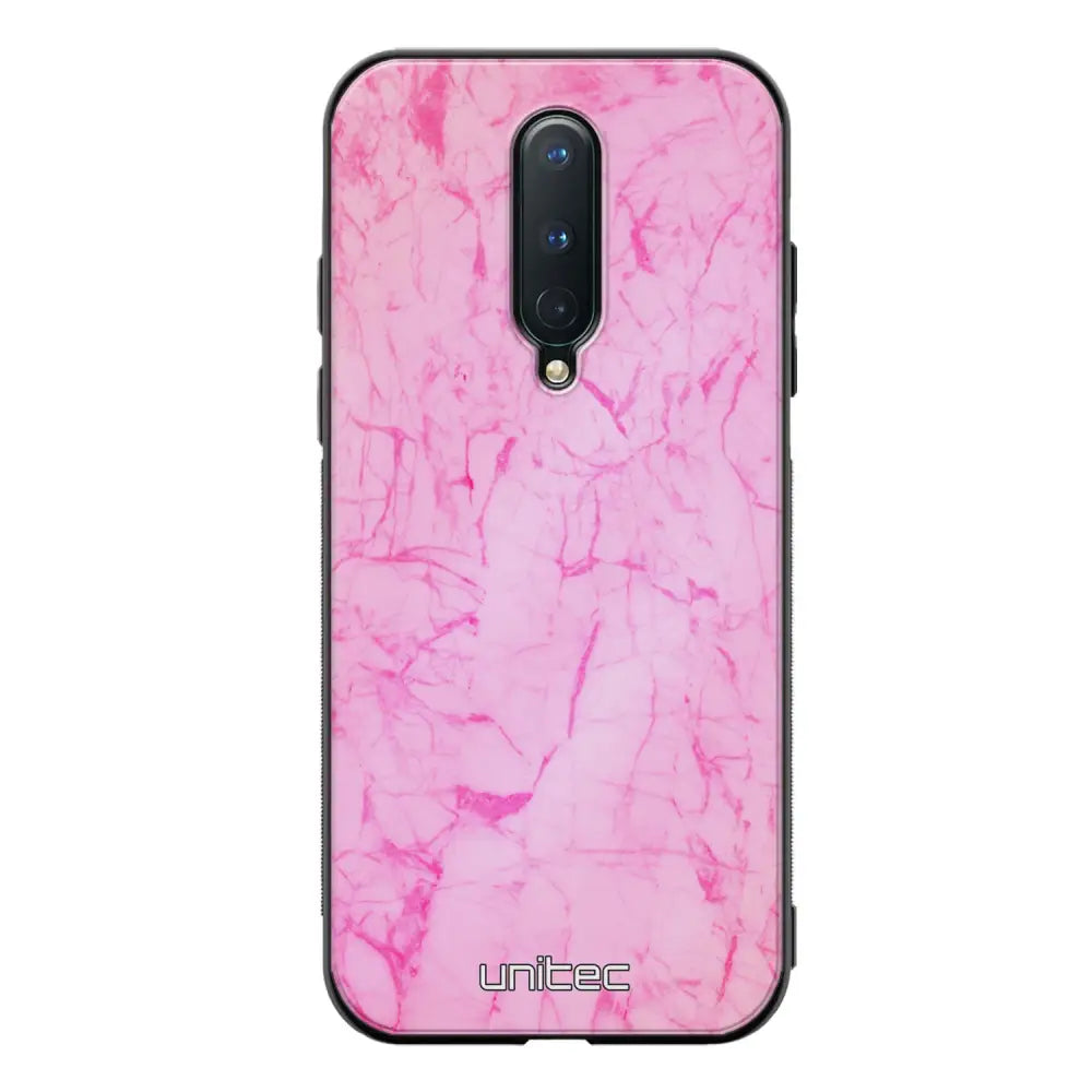 OnePlus 8 marmori suojakuoret - Light Pink Marble - Ei