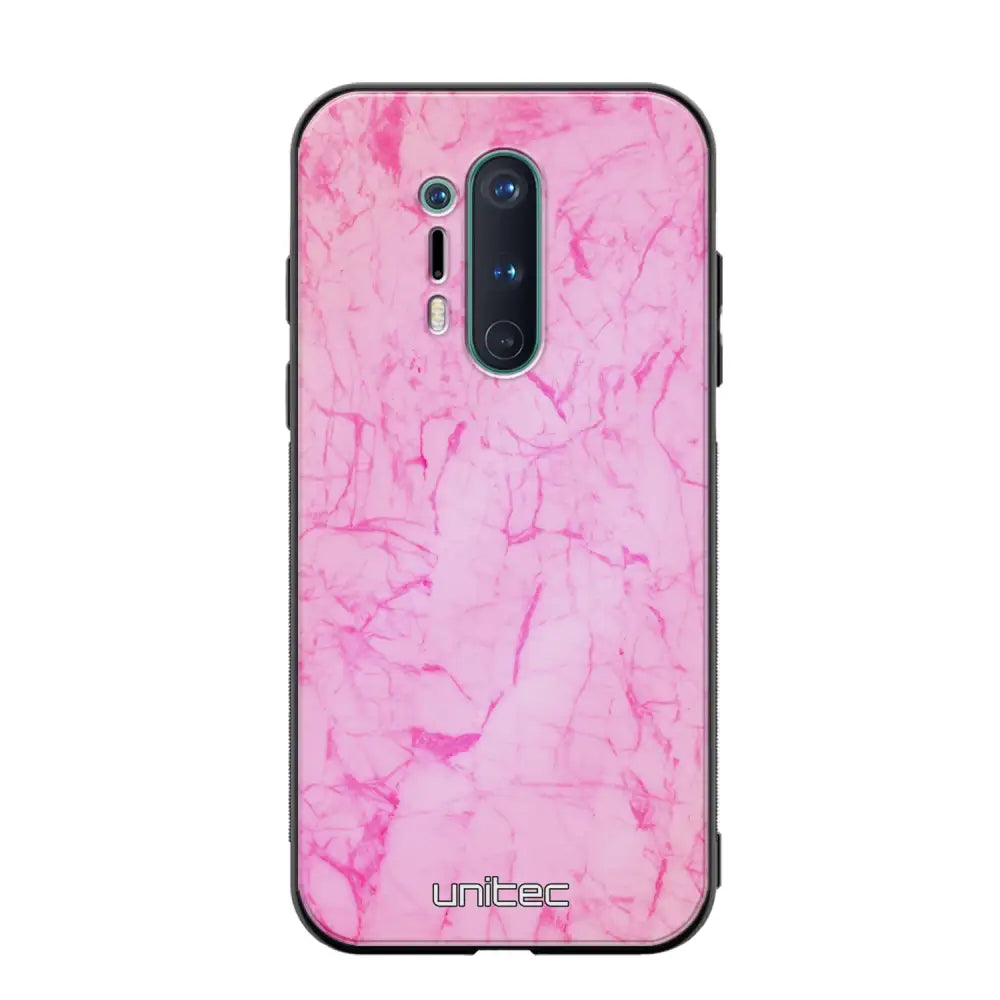 OnePlus 8 Pro marmori suojakuoret - Light Pink Marble - Ei