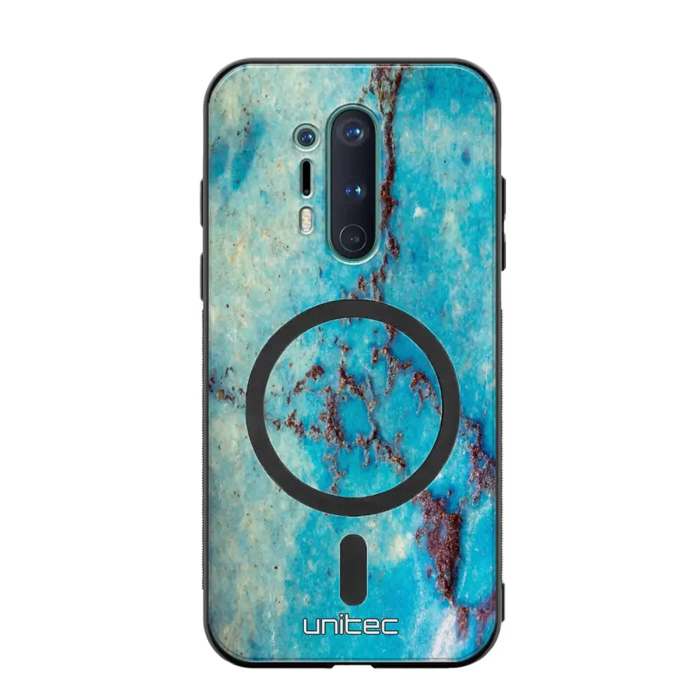 OnePlus 8 Pro marmori suojakuoret - Turquoise Marble
