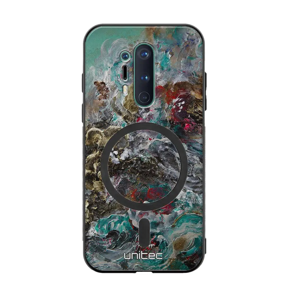 OnePlus 8 Pro modern art suojakuoret - Heart Knows - Noora Kämppi