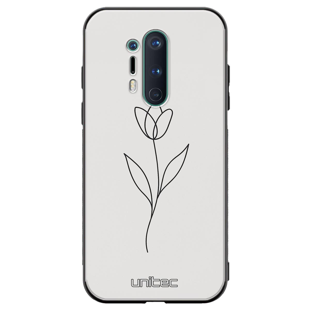 OnePlus 8 Pro Suojakuoret Minimalistic – Elegant Tulip