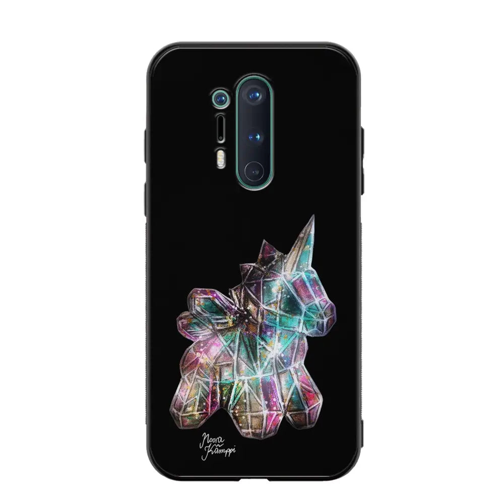 OnePlus 8 Pro unicorn suojakuoret - Musta - Noora Kämppi - Ei