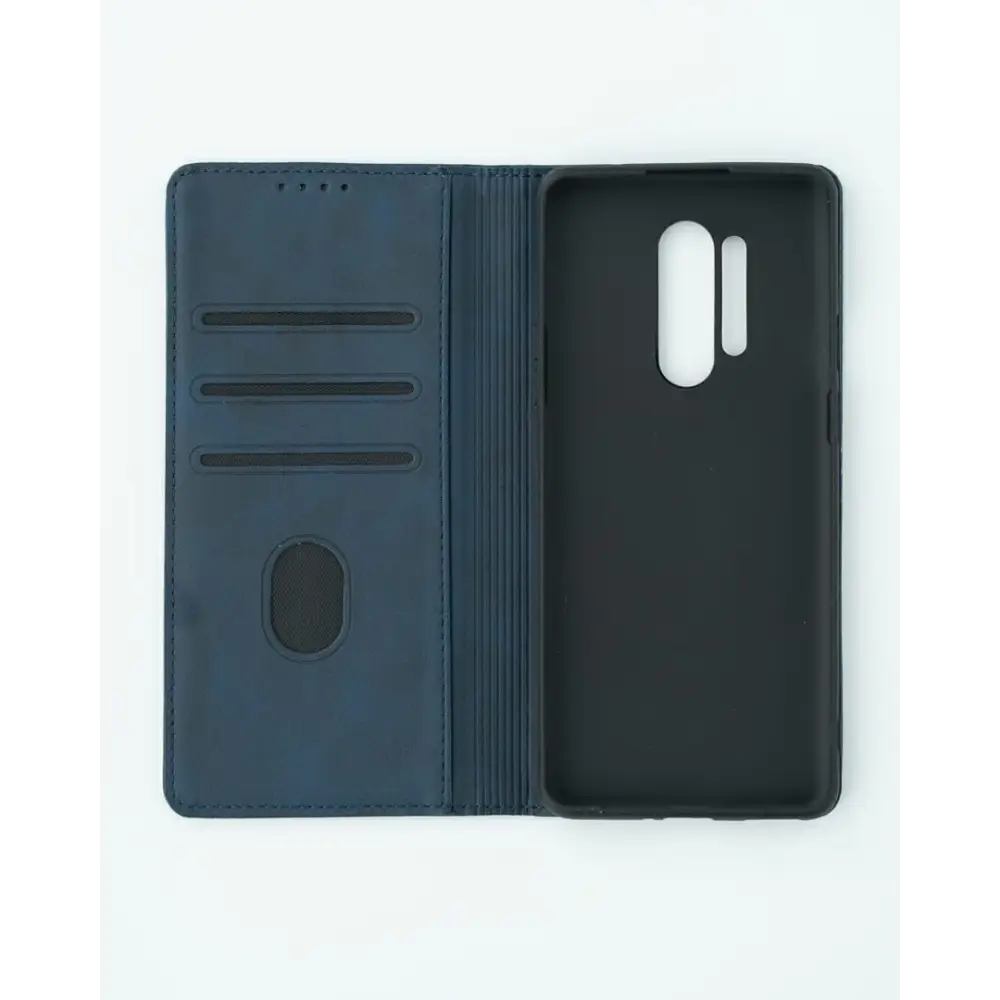 OnePlus 8 Pro Unitec Lompakko Suojakotelo Sininen