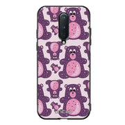OnePlus 8 suojakuoret - Purple Teddy Bear - Ei