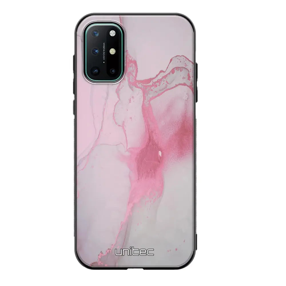 OnePlus 8T marmori suojakuoret - Pink Pok Rie - Ei