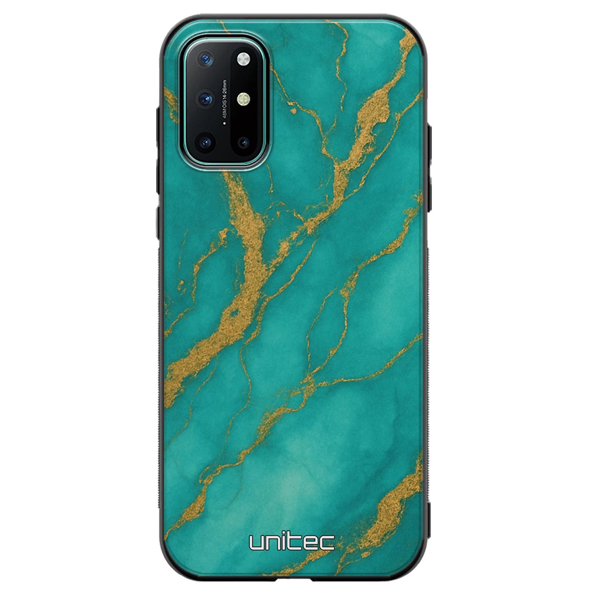 OnePlus 8T Suojakuoret Marmori – Turquoise Gold