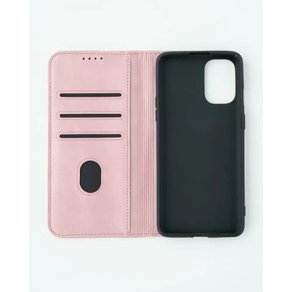 OnePlus 8T Unitec Lompakko Suojakotelo Ruusukulta