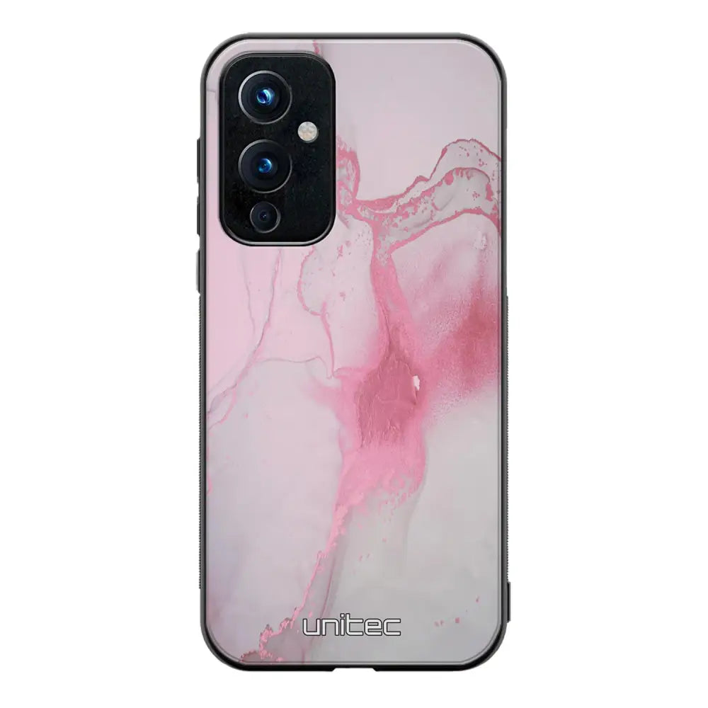 OnePlus 9 marmori suojakuoret - Pink Pok Rie - Ei