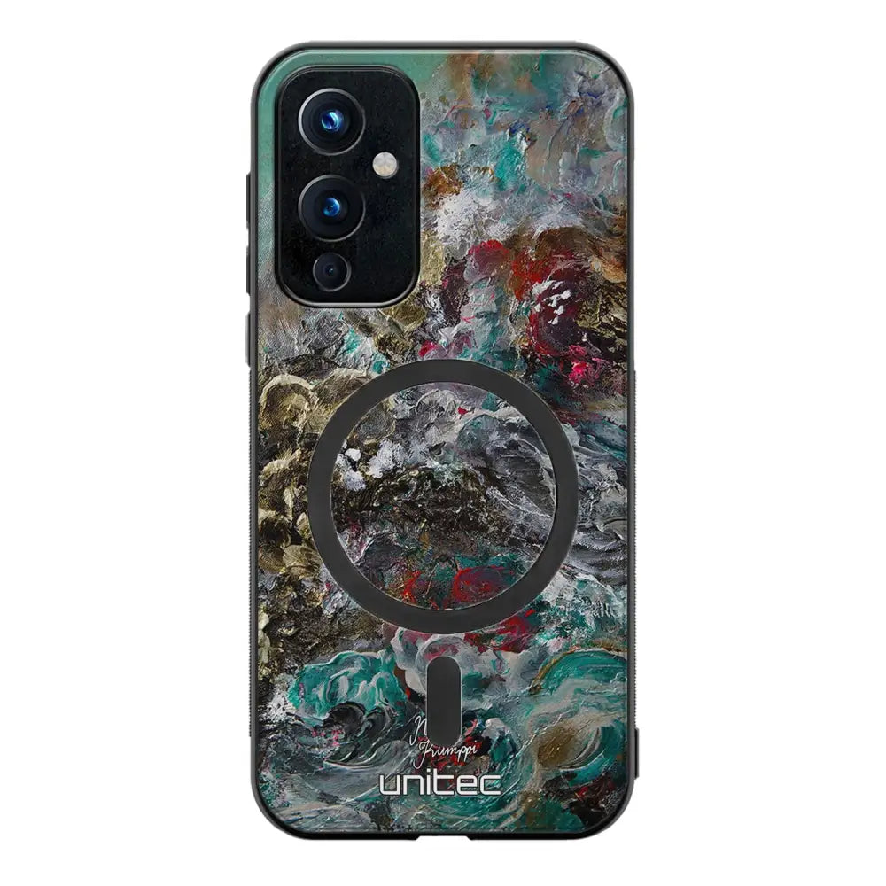 OnePlus 9 modern art suojakuoret - Heart Knows - Noora Kämppi