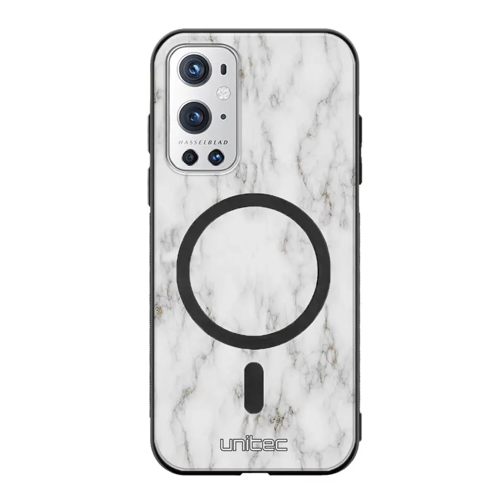 OnePlus 9 Pro marmori suojakuoret - White Marble