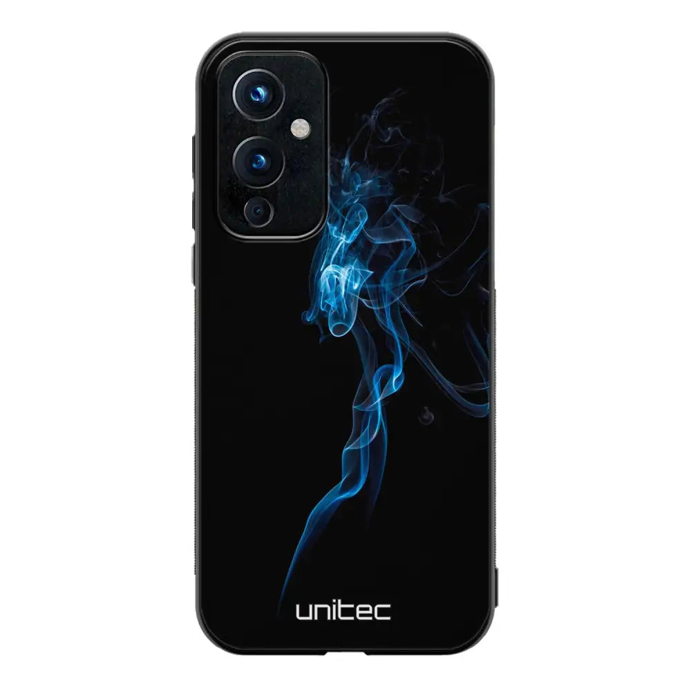 OnePlus 9 suojakuoret - Blue Smoke On Black - Ei