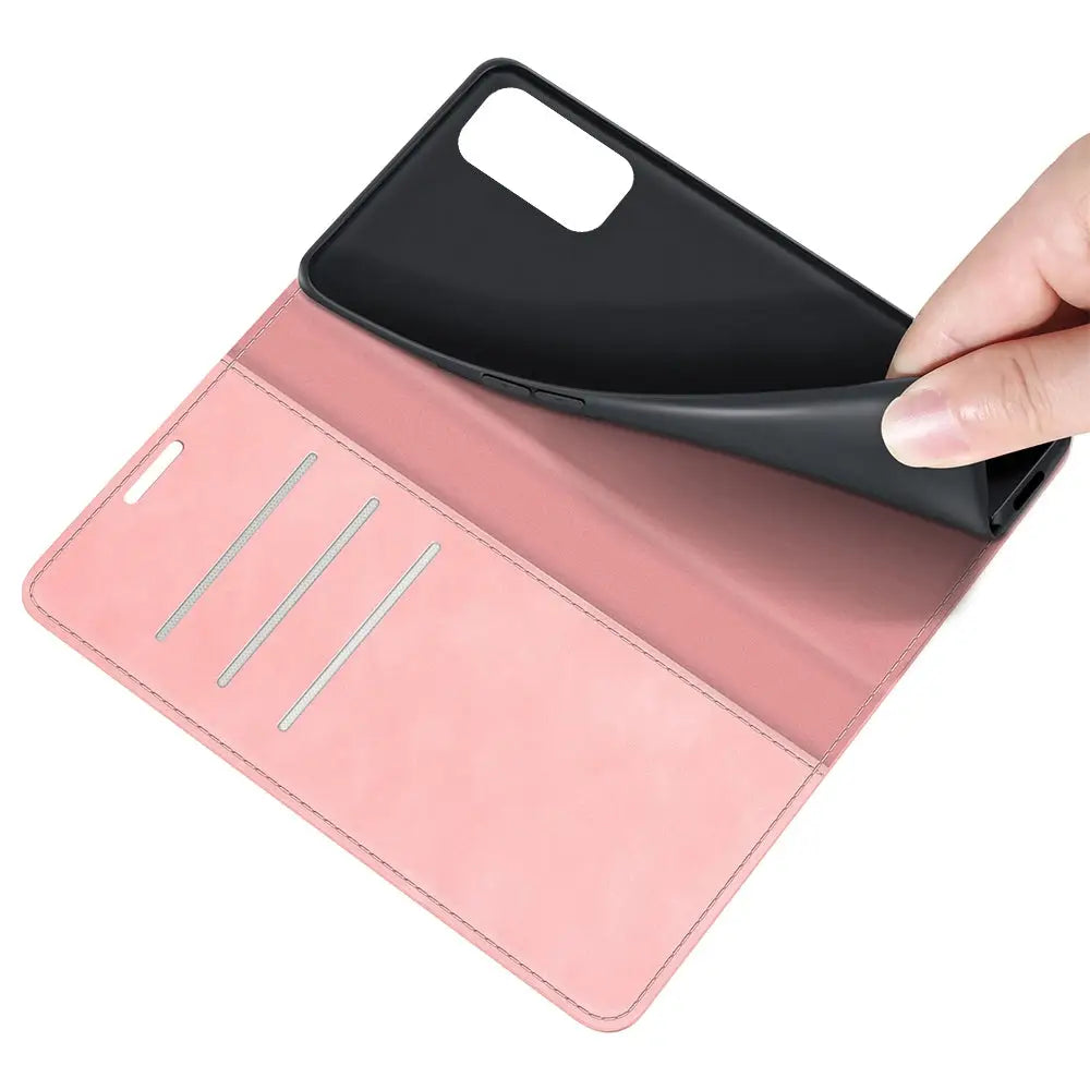 Oneplus Nord 2 Unitec Lompakko Suojakotelo Pinkki