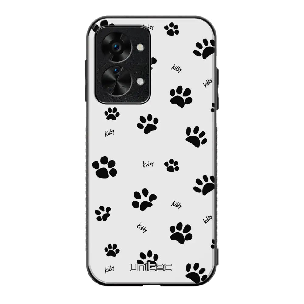 OnePlus Nord 2T kissa suojakuoret - Cat Paws - Ei