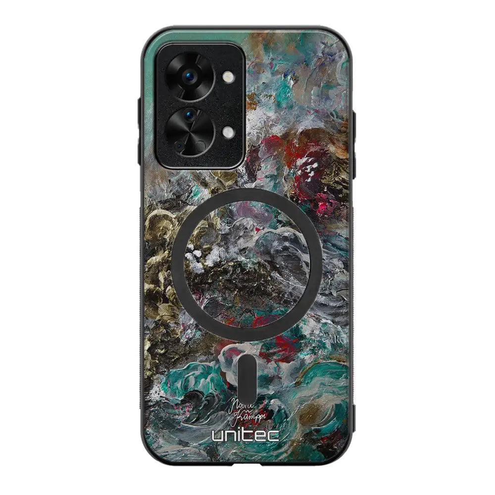 OnePlus Nord 2T modern art suojakuoret - Heart Knows - Noora Kämppi