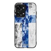 OnePlus Nord 2T suojakuoret - Painted Finnish Flag - Ei